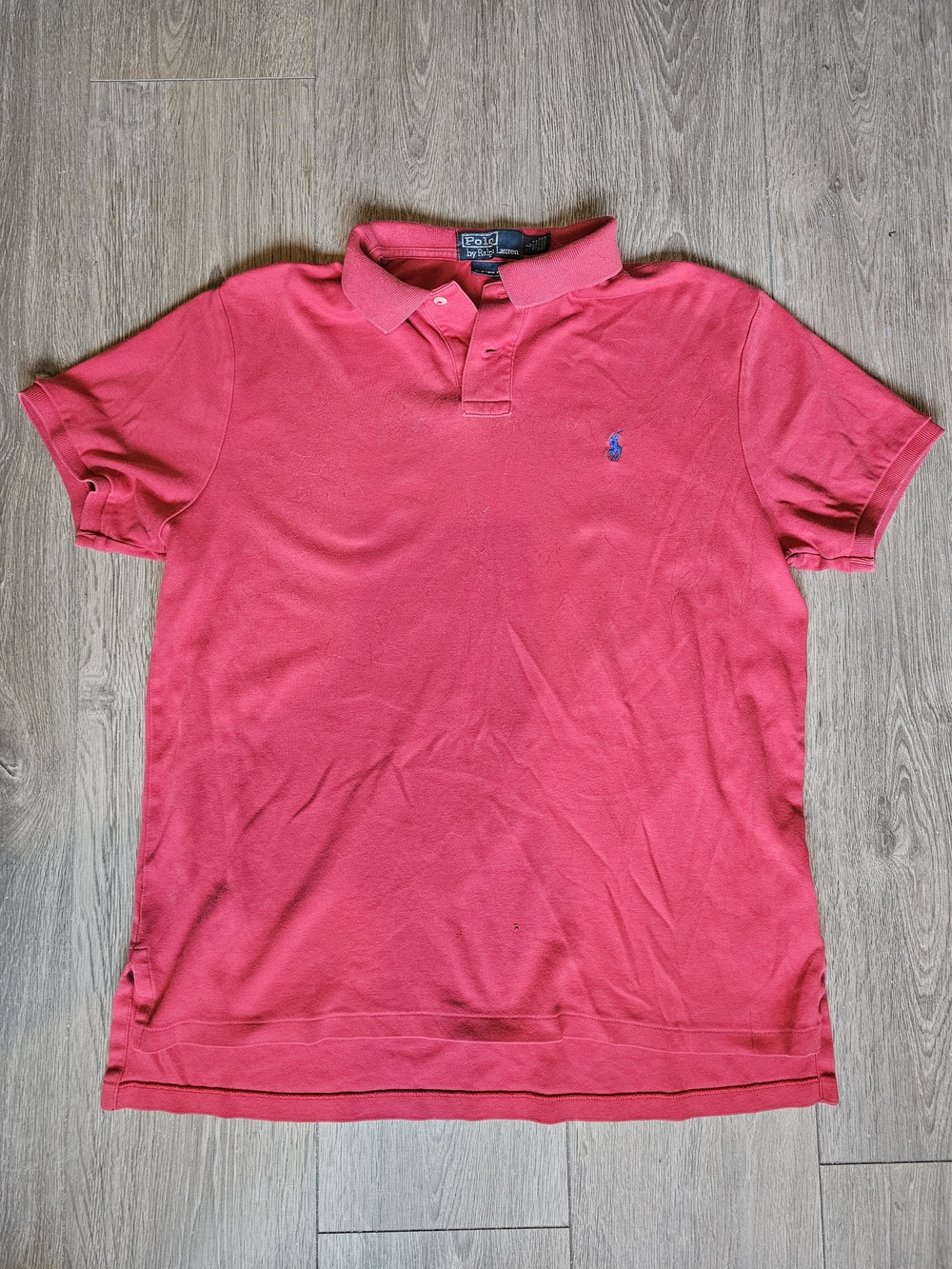 Polo by Ralph Lauren Men's Watermelon Red Short-Sleeve Polo